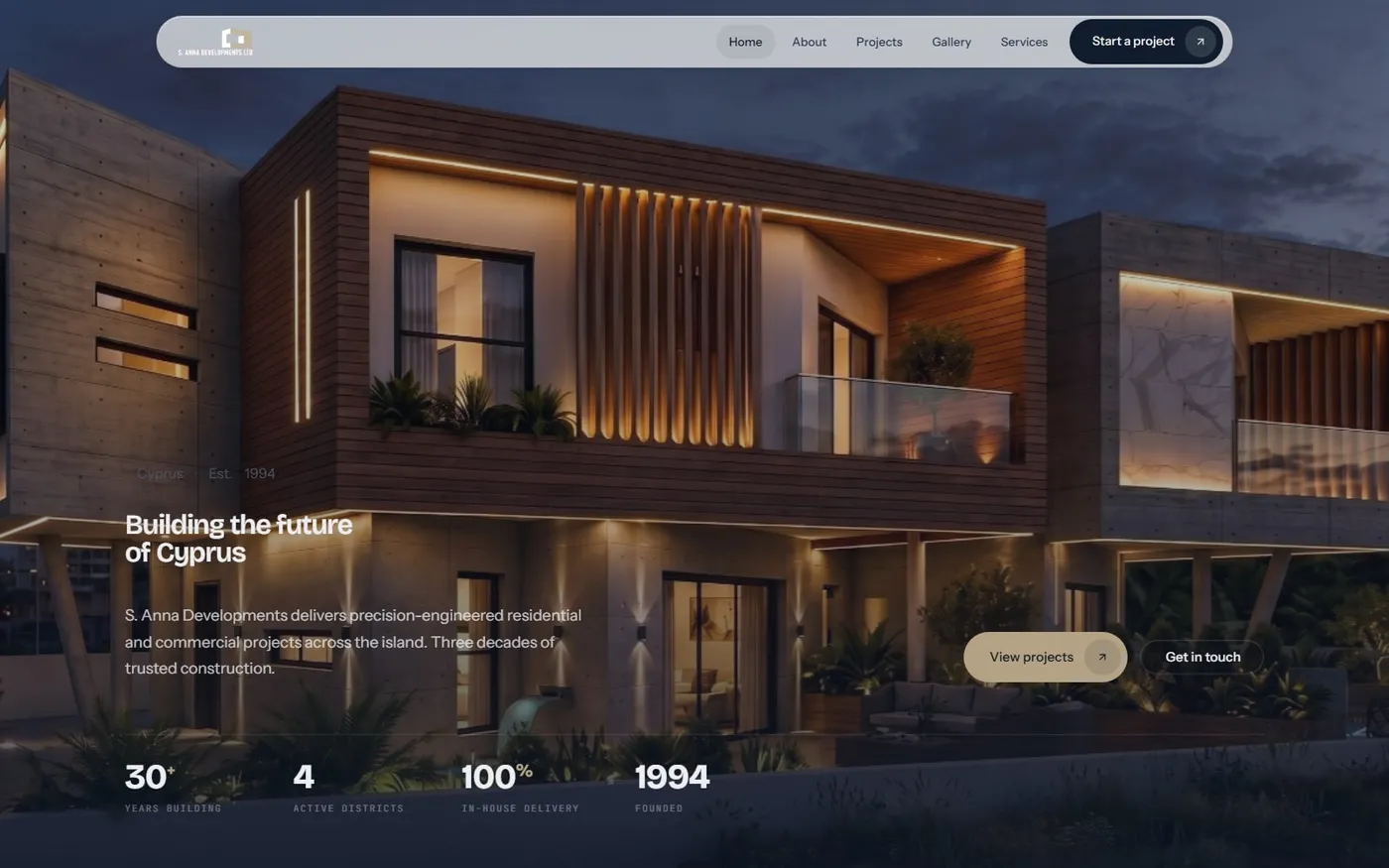 S. Anna Developments website