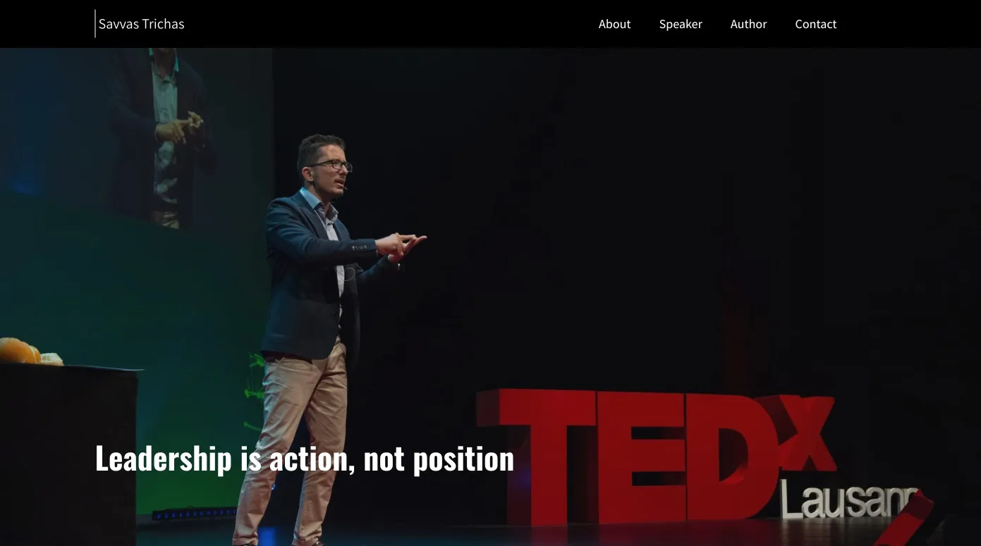 Savvas Trichas website