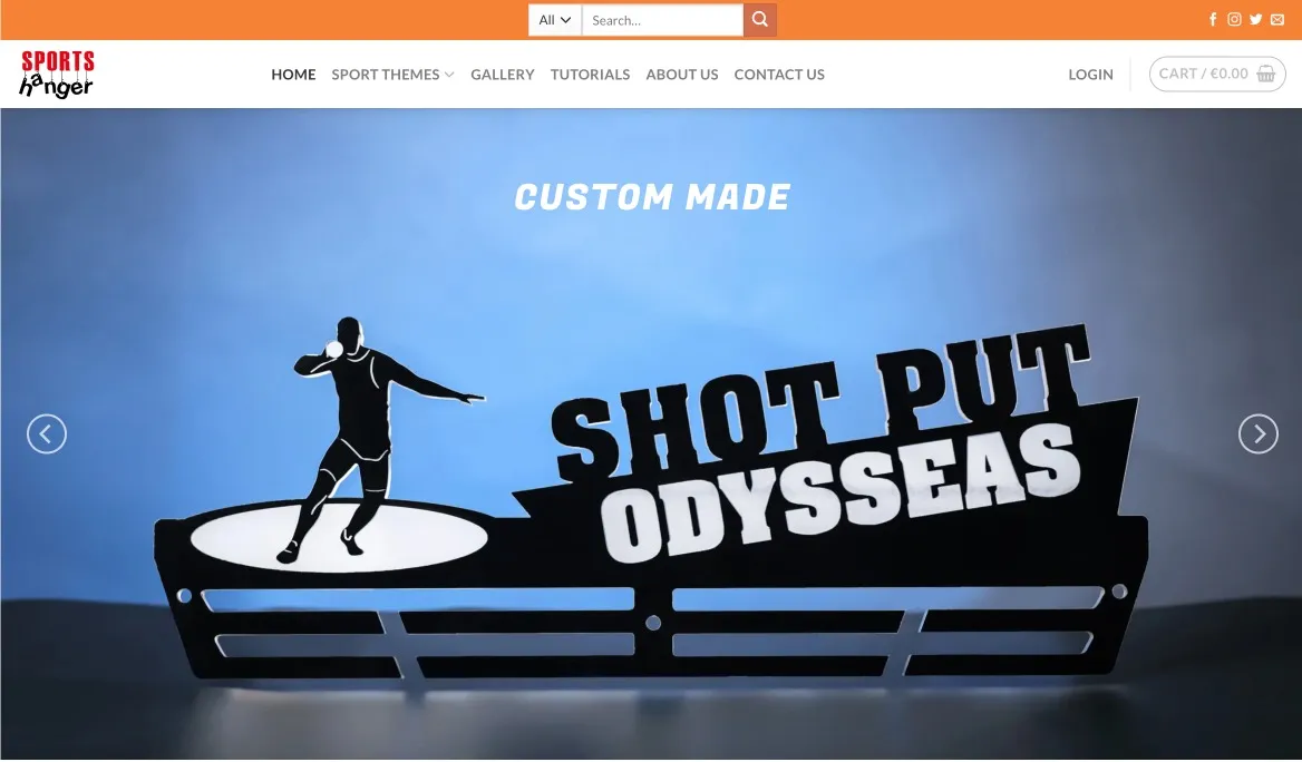Sports Hanger website